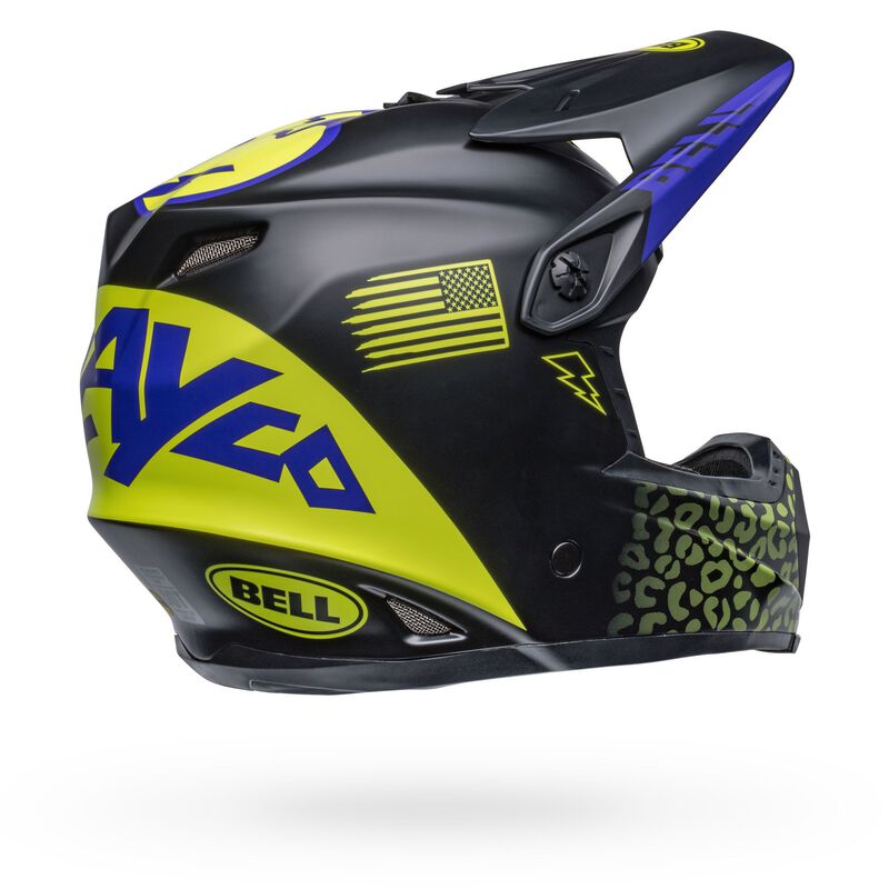 Bell Moto-9 Youth Helmet MIPS Slayco Matte Black/Hi-Vis Yellow - YSmall/Medium