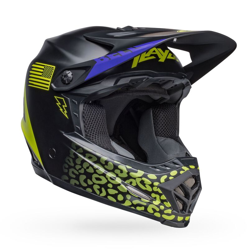 Bell Moto-9 Youth Helmet MIPS Slayco Matte Black/Hi-Vis Yellow - YSmall/Medium