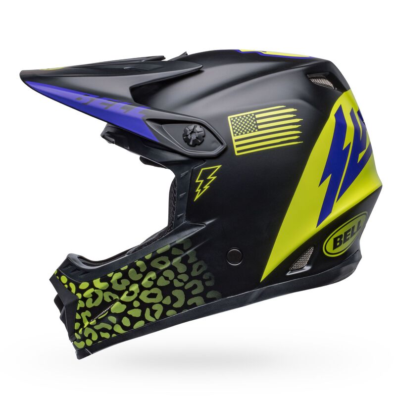 Bell Moto-9 Youth Helmet MIPS Slayco Matte Black/Hi-Vis Yellow - YSmall/Medium