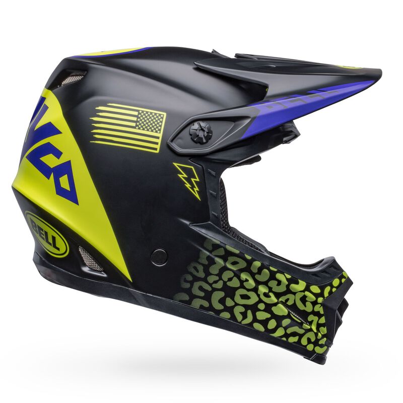 Bell Moto-9 Youth Helmet MIPS Slayco Matte Black/Hi-Vis Yellow - YSmall/Medium