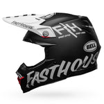 Bell Fasthouse Moto-9S Flex Crew Matte Black/White L