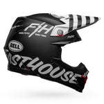 Bell Fasthouse Moto-9S Flex Crew Matte Black/White XL