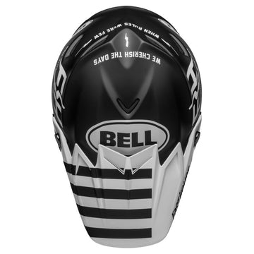 Bell Fasthouse Moto-9S Flex Crew Matte Black/White L