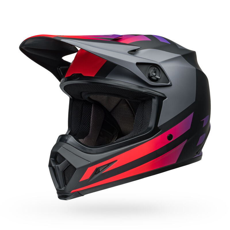 Bell MX-9 MIPS Helmet, Alter Ego Mate Black/Red - XL