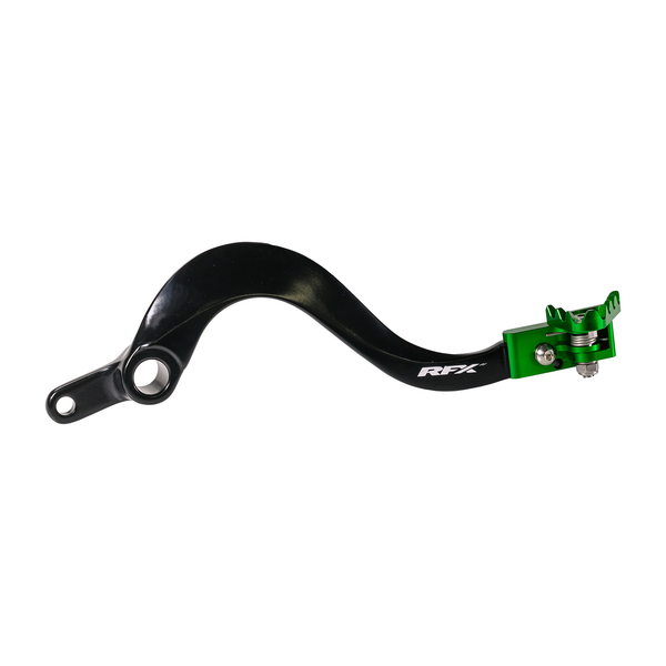 RFX Rear Brake Pedal Green Folding Tip Kaw FXRB 20200 99GN