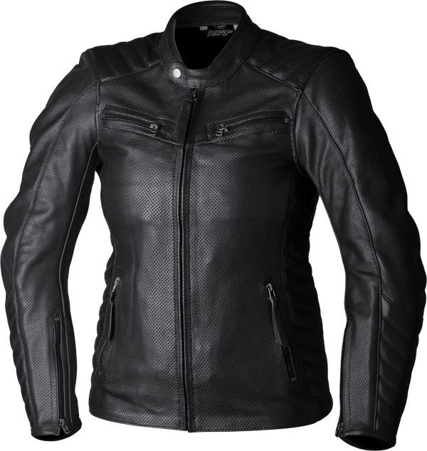 RST Women's Roadster Air CE Leather Jacket - Black - S