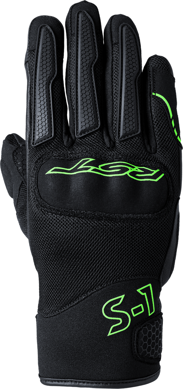 RST S1 Mesh CE Glove - Black/Neon Green - M