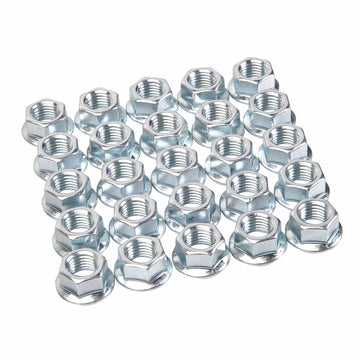 M6 Flange Nut Pack 25pcs