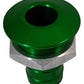 Billet Thru Hull Water Fitting Bilge Pump Outlet Green