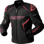 RST Women's S1 D3O Textile CE Jacket - Black/Fluro Pink