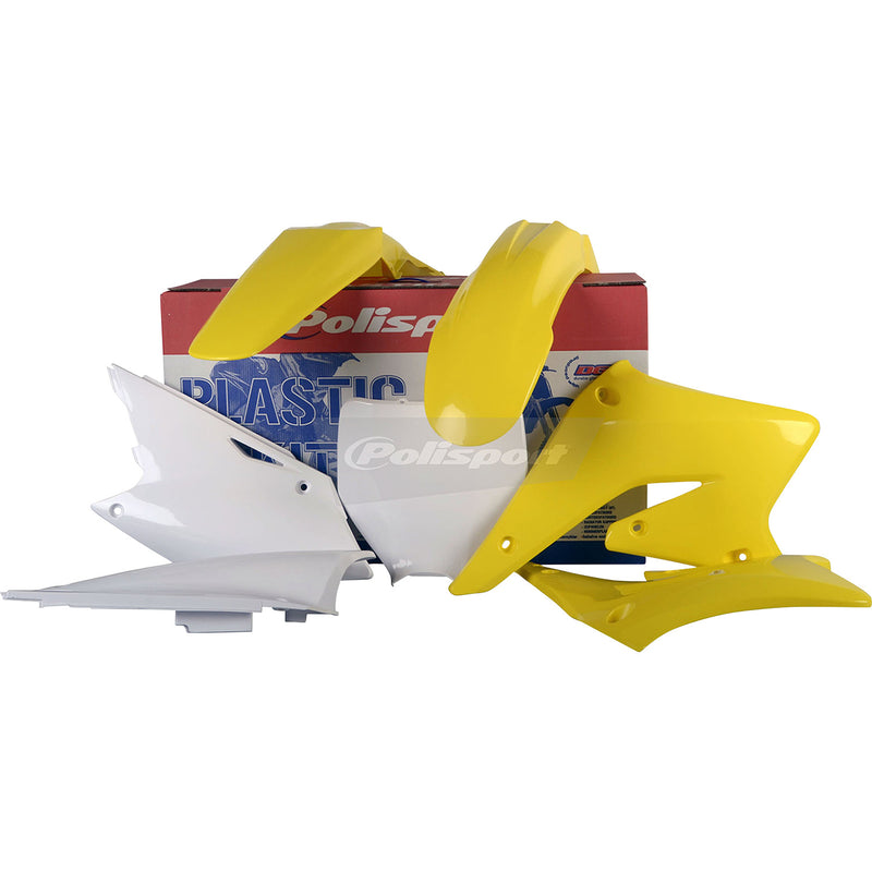 POLISPORT Body Kit - OEM Yellow/White - RM-Z 250 90096 by Polisport