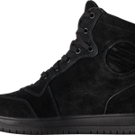 RST Hitop Moto Sneaker CE Suede Boot - Black - US 9