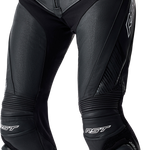 RST Tractech Evo D3O CE Leather Pants - Black/White