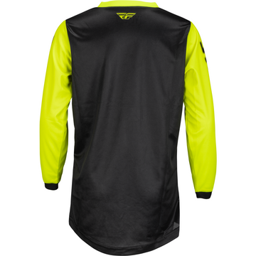 Fly Racing Youth F-16 Jersey Black/Hi-Vis - Y XLarge