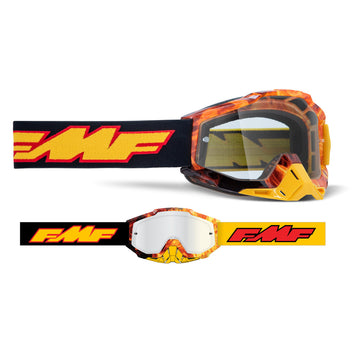 FMF Powerbomb Youth Goggle Spark - Clear Lens