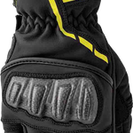 RST S1 CE Leather Glove - Black/Fluro Yellow - XL