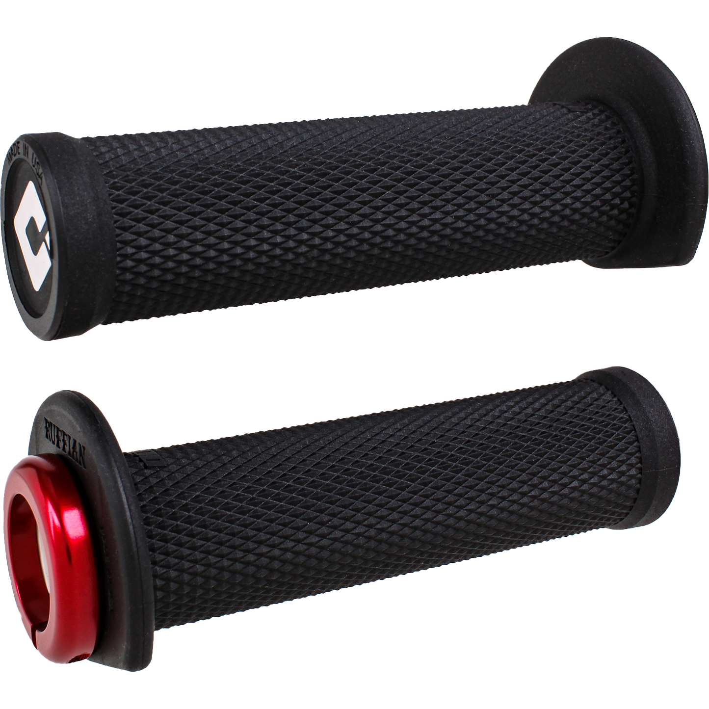 ODI Ruffian ATV/PWC Lock-On Grips Black/Red