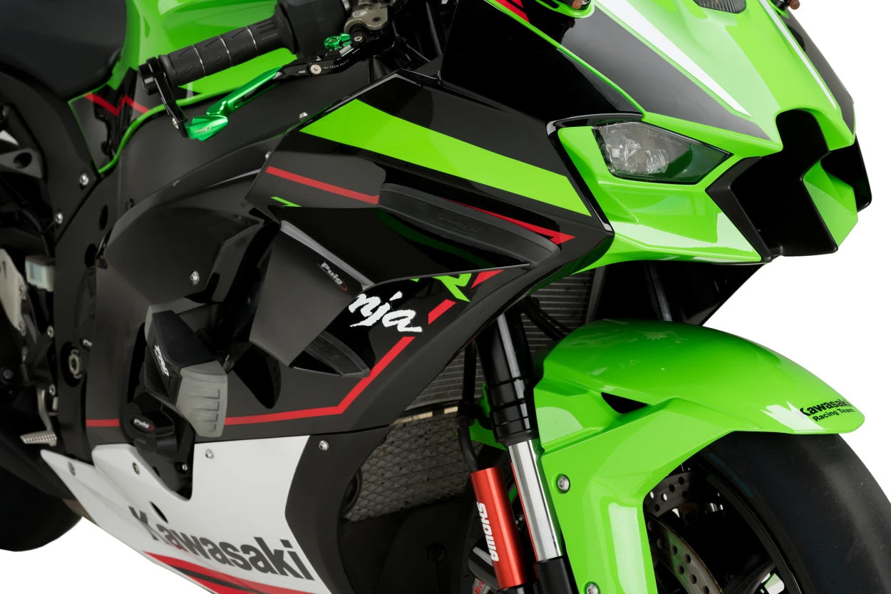 Race Side Spoilers Black Kaw