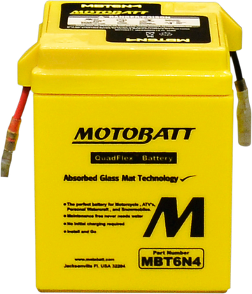 Battery Mbt6n4 Sealed Factory Activated