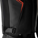 RST S1 D3O Leather CE Jacket - Black/Grey/Red - S