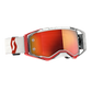 Prospect Goggle Red/White Orange Chrome Works Lens