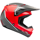 Fly Racing Kinetic Vision Helmet Red/Grey - XX Large