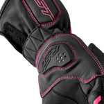 RST Women's S1 CE Leather Glove - Black/Pink - XL
