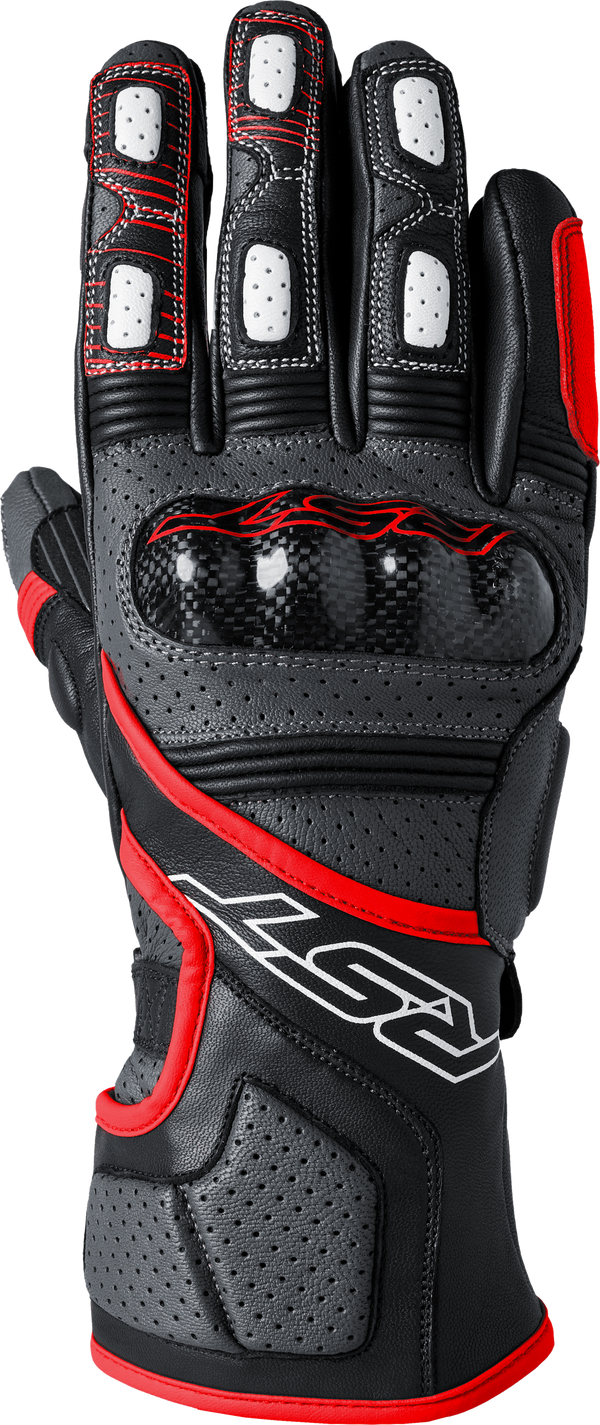 RST Fulcrum CE Glove - Grey/Red/Black - M