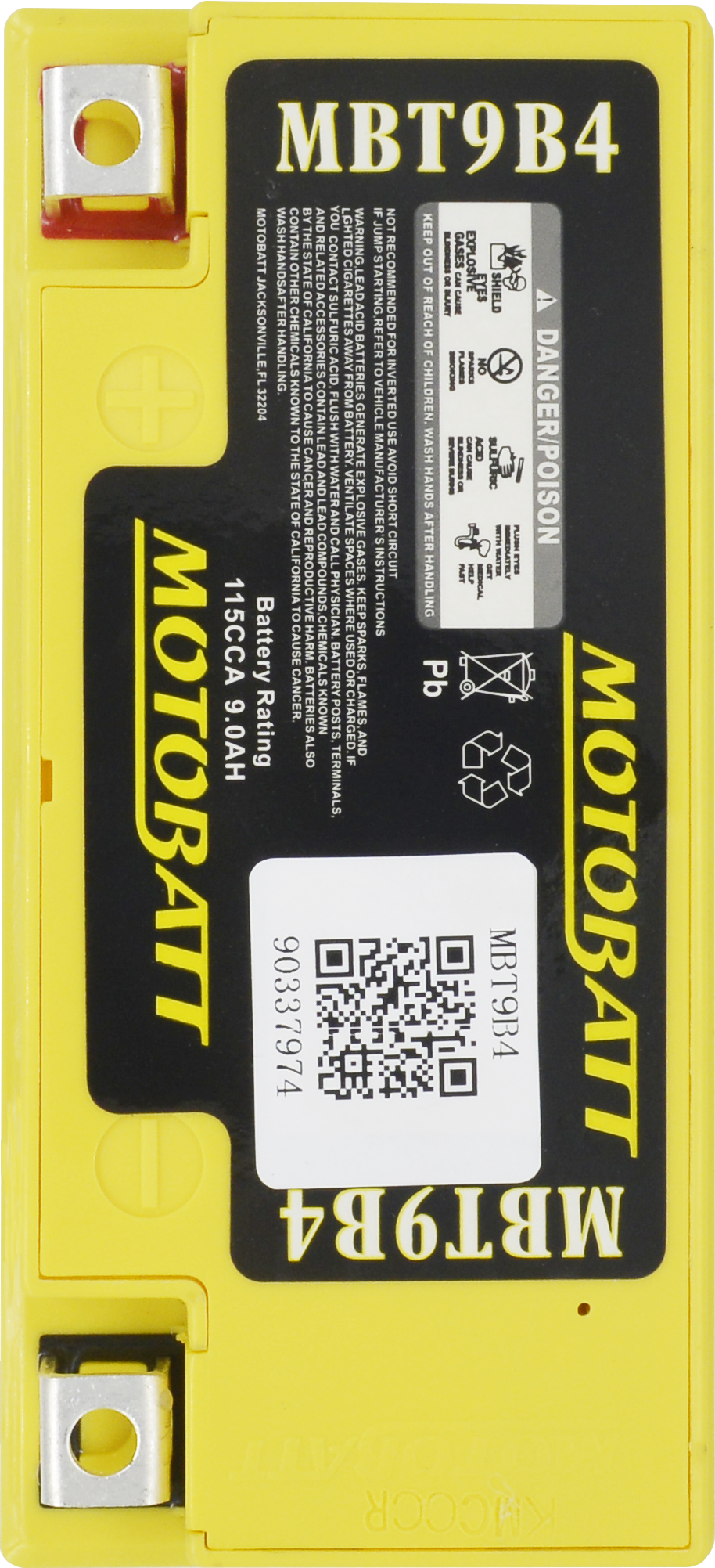 Battery Mbt9b4 Sealed Factory Activated