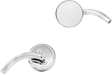 Billet Round Mirror Left Chrome