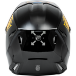Fly Kinetic Youth Racing Menace Helmet Black/Sunrise YS
