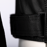 RST S1 CE Leather Jacket - Black/Black/White - S