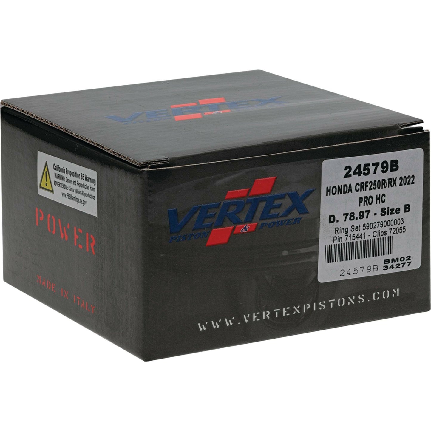 Piston Kit Hc Forged 78.97/Std 14.4:1 Hon