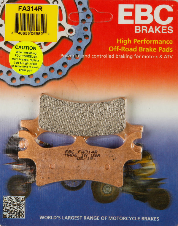 EBC Brakes High Perfomance Brake Pads Fa314R