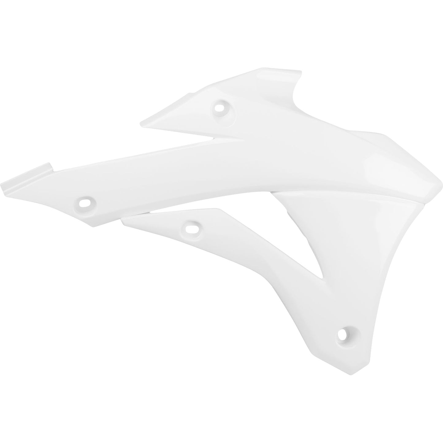 POLISPORT Radiator Cover - White - KX 85/100 8417300002 by Polisport