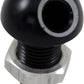 Billet Thru Hull Water Fitting Black 3/8" 45 Deg.