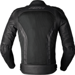RST S1 Mesh CE Leather Jacket - Black/Black - 4XL
