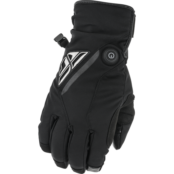 Fly Racing Title Heated Glove Black - Small
