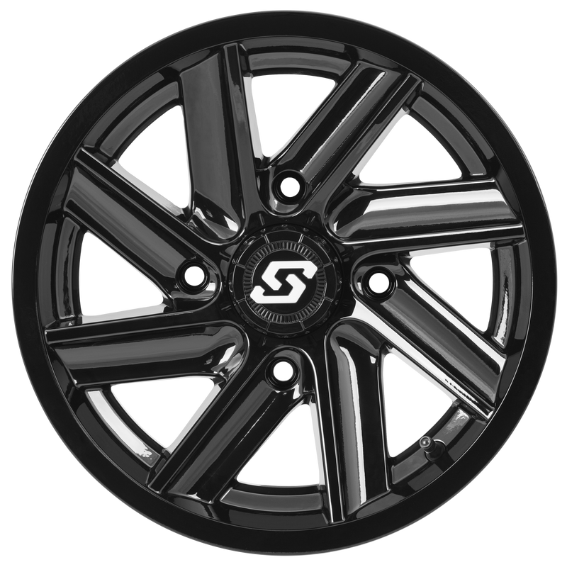 Chopper Wheel 14x7 4/156 4+3 (+5mm) Black