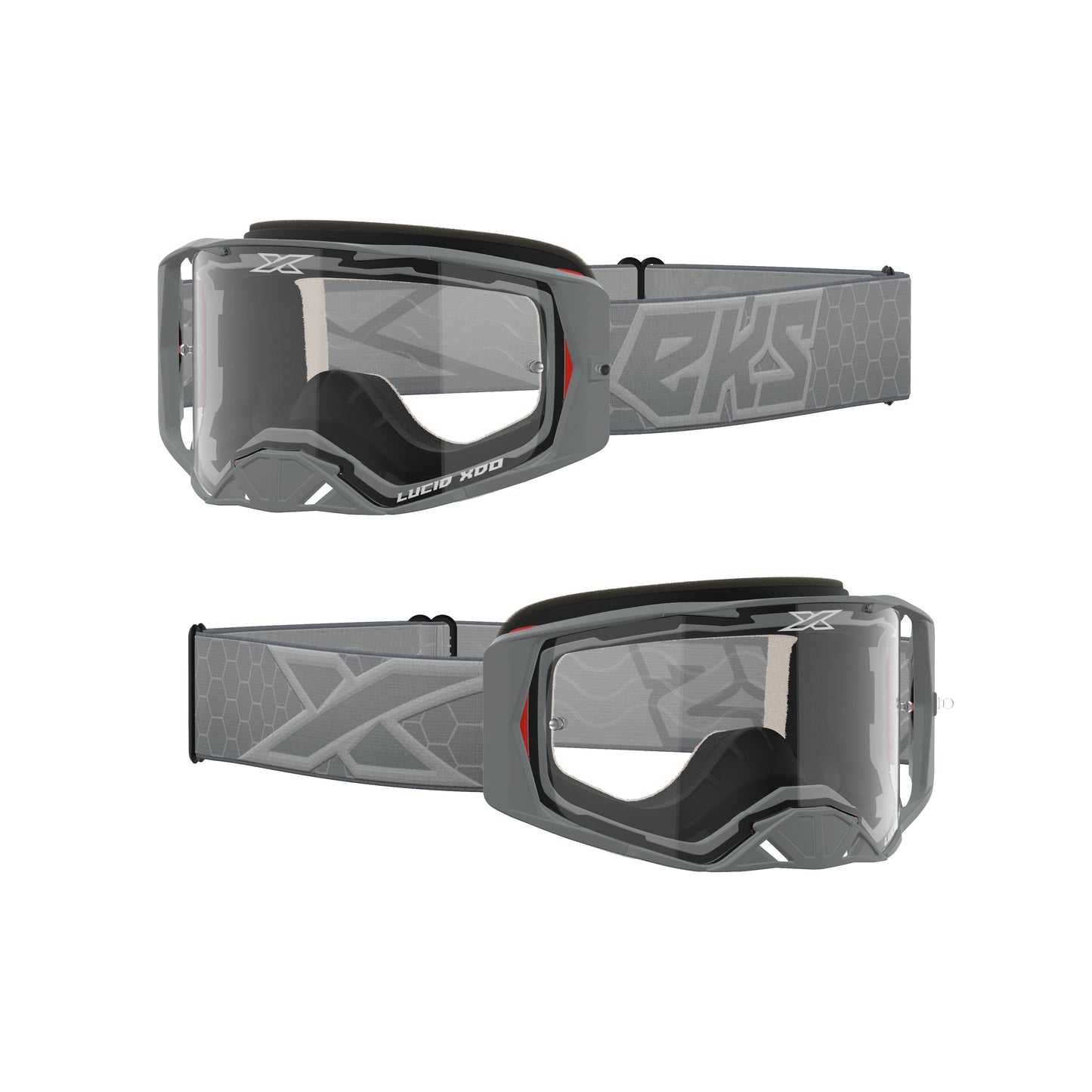 Lucid Goggle Stealth Grey W/Clear Lens
