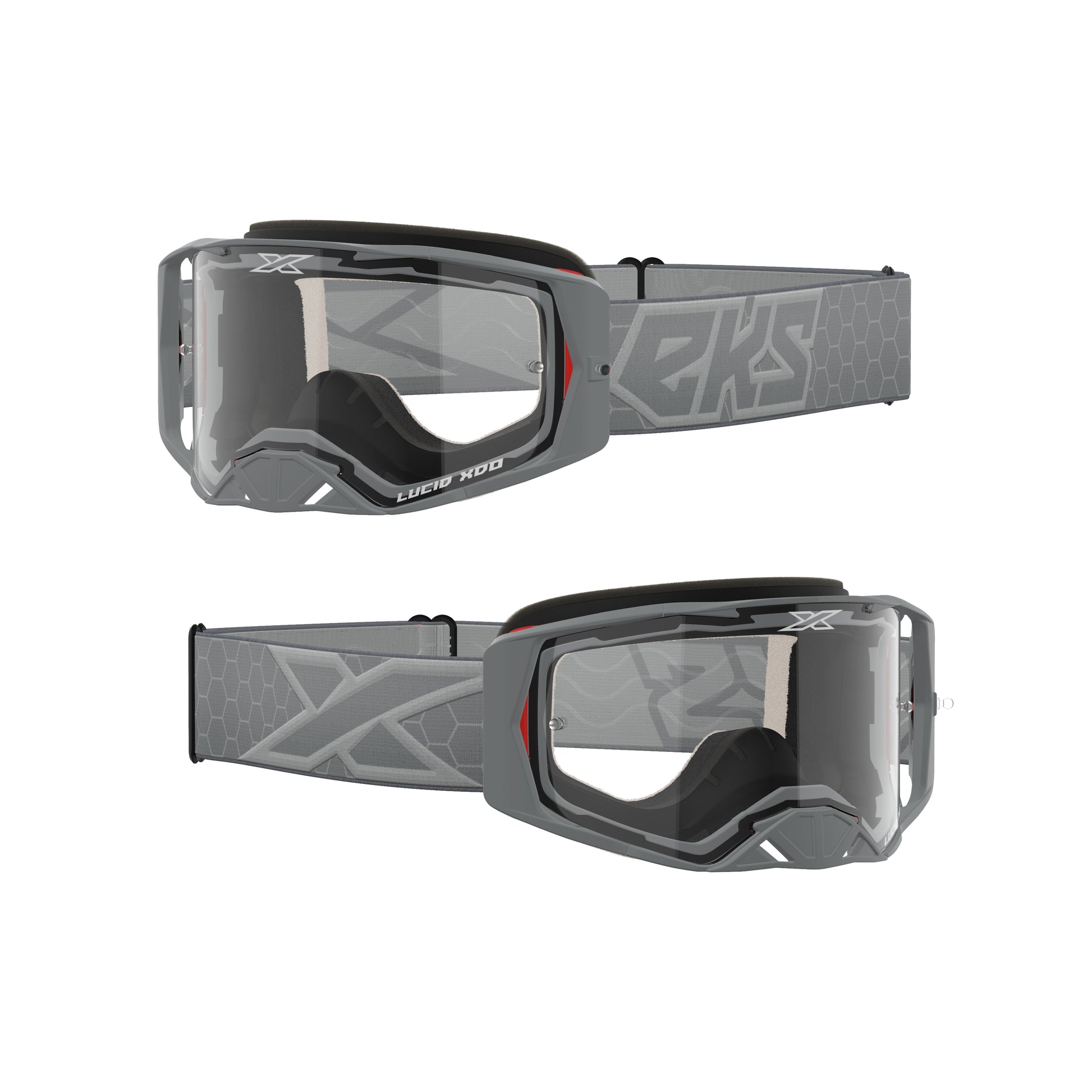 Lucid Goggle Stealth Grey W/Clear Lens
