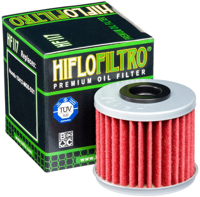 Hiflofiltro Oil Filter Hf117