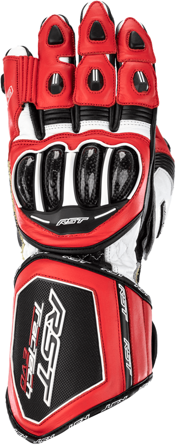 RST Tractech Evo 4 CE Glove - Red/White/Black - S