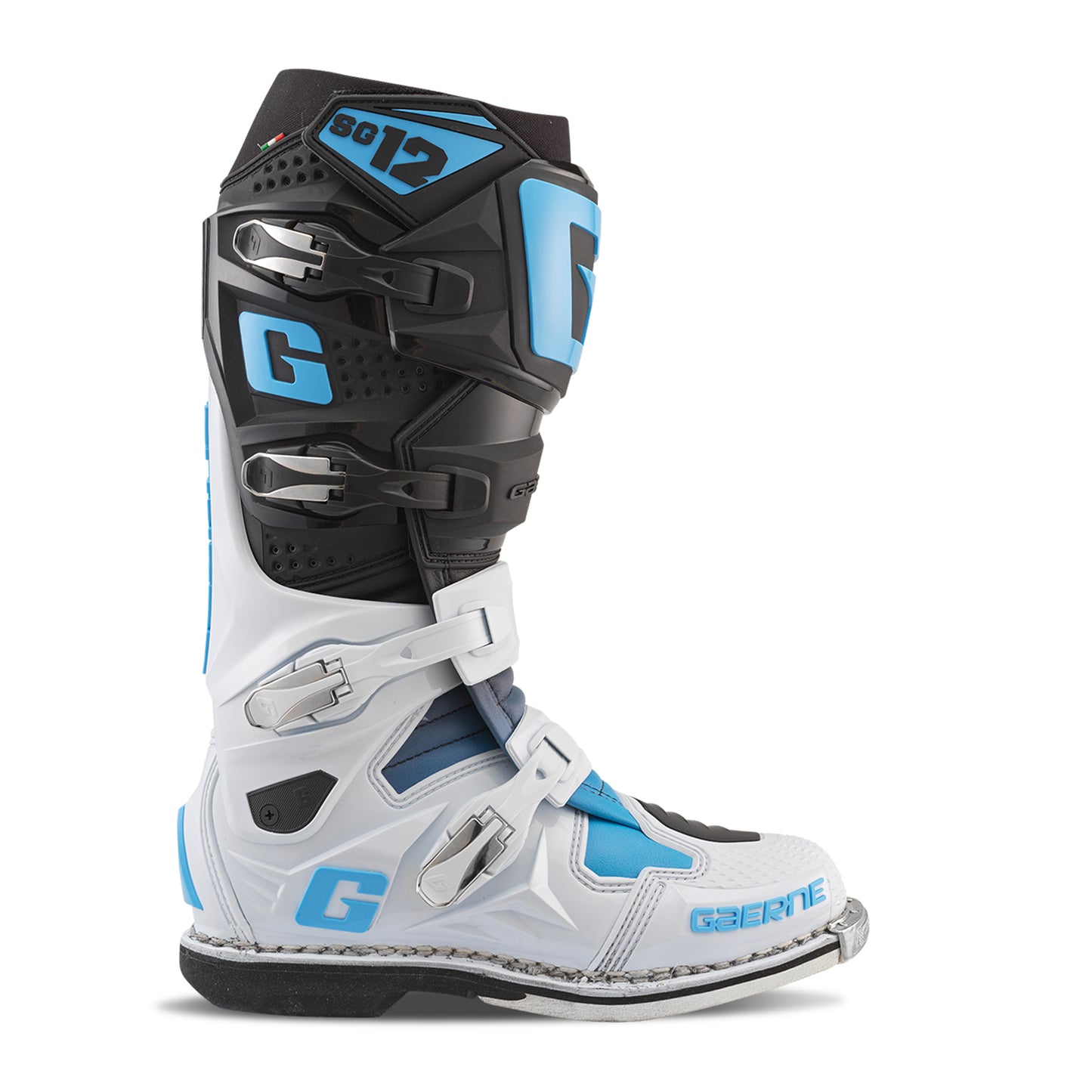 Sg12 Le Boots Blk/Wht/Carolina Blue Sz 10