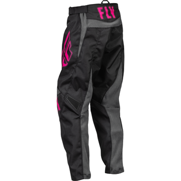 Fly Youth F-16 Pant Black/Pink - Size Y 24