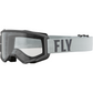 Fly Racing Youth Focus Goggle Grey/Dark - Clear Lens by WPS