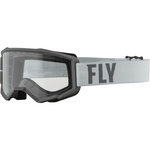 Fly Racing Youth Focus Goggle Grey/Dark - Clear Lens by WPS