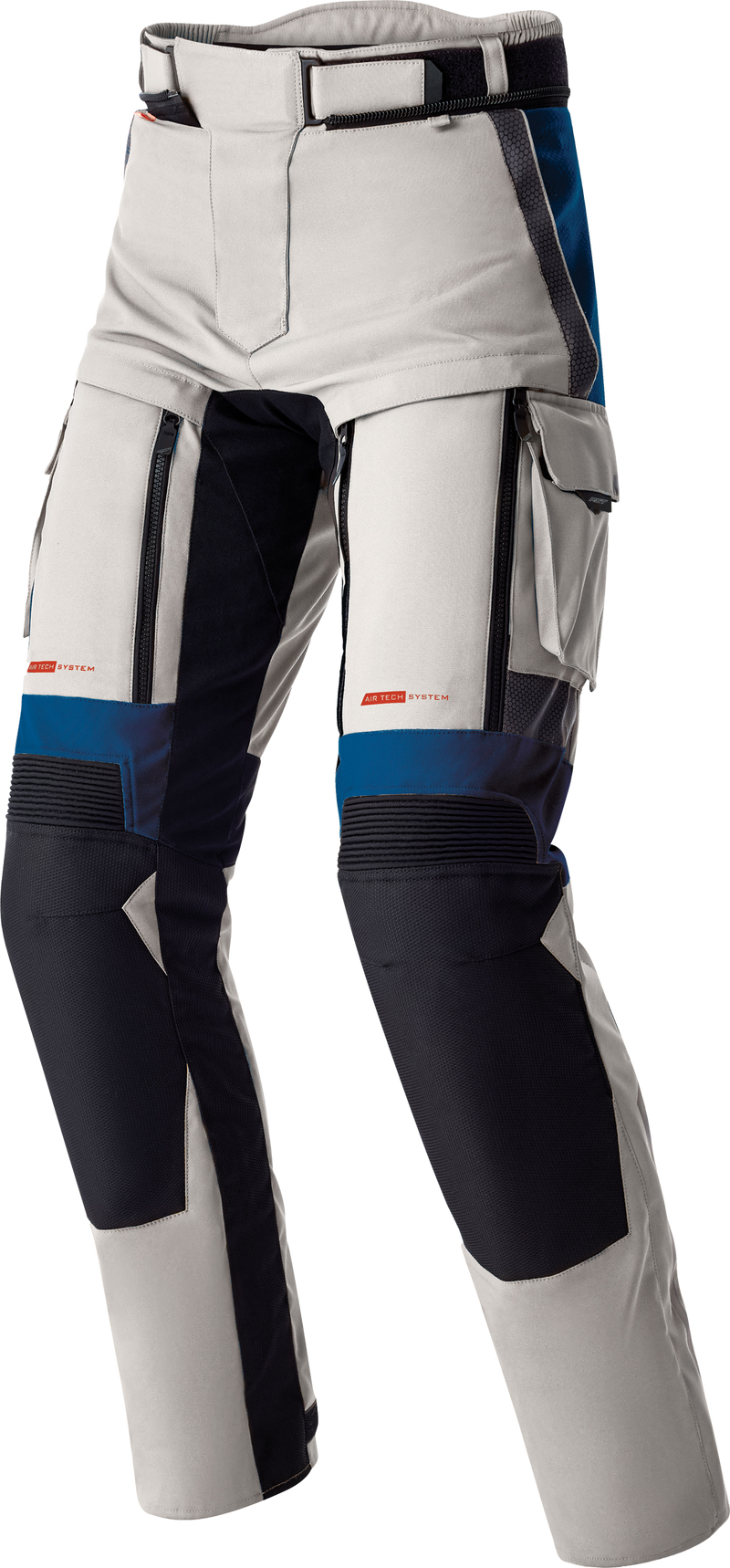 RST Pro Series Adventure D3O CE Textile Pants - Silver/Blue - S