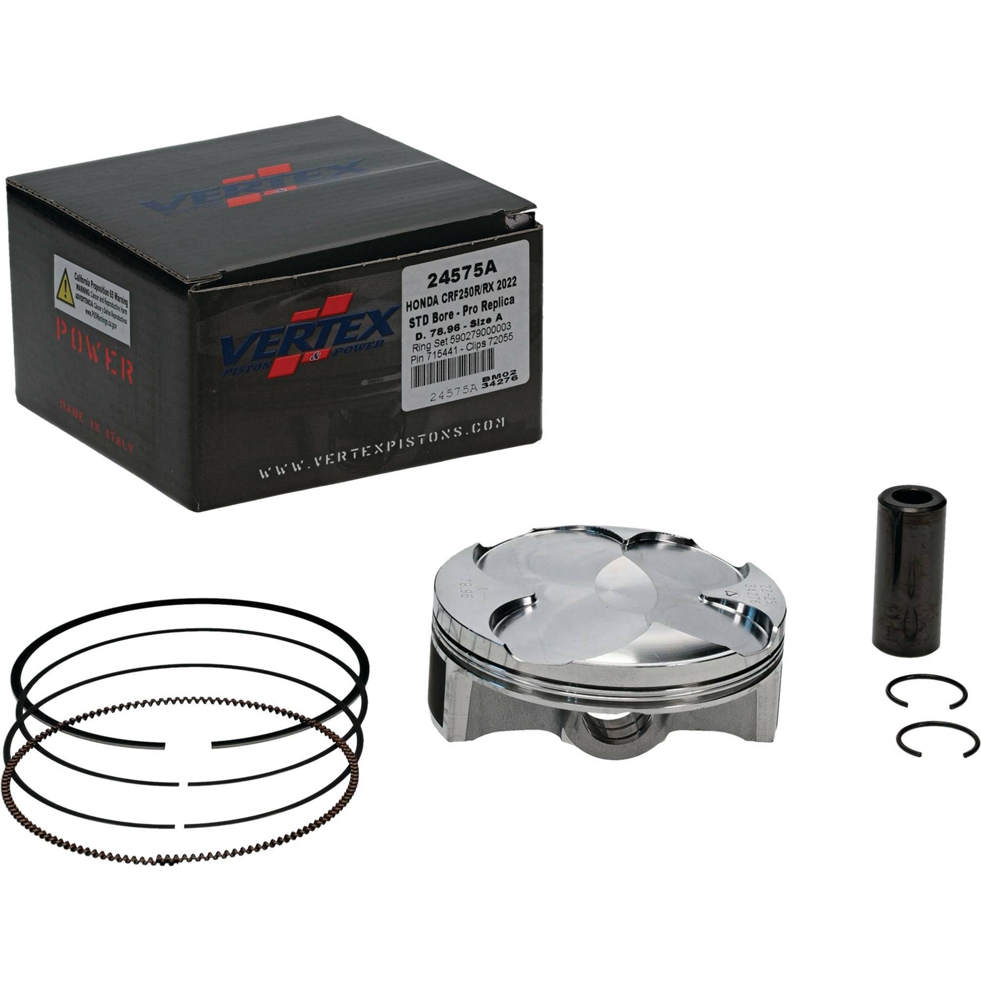 Piston Kit Forged 78.96/Std 13.9:1 Hon