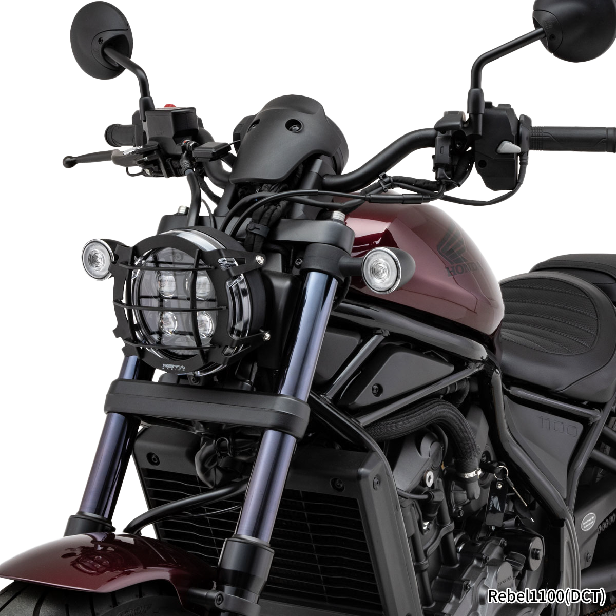 Headlight Guard Black Hon